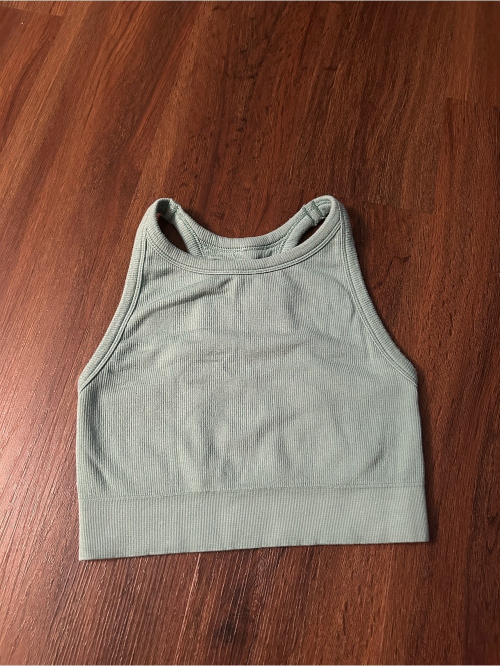 Old Navy Low Seamless Ivy Ribbed Cropped Tank Small